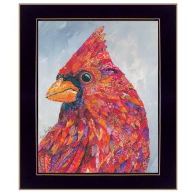 "The Messenger" by lisa Morales; Ready to Hang Framed Print; Black Frame